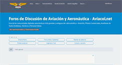 Desktop Screenshot of foros.aviacol.net